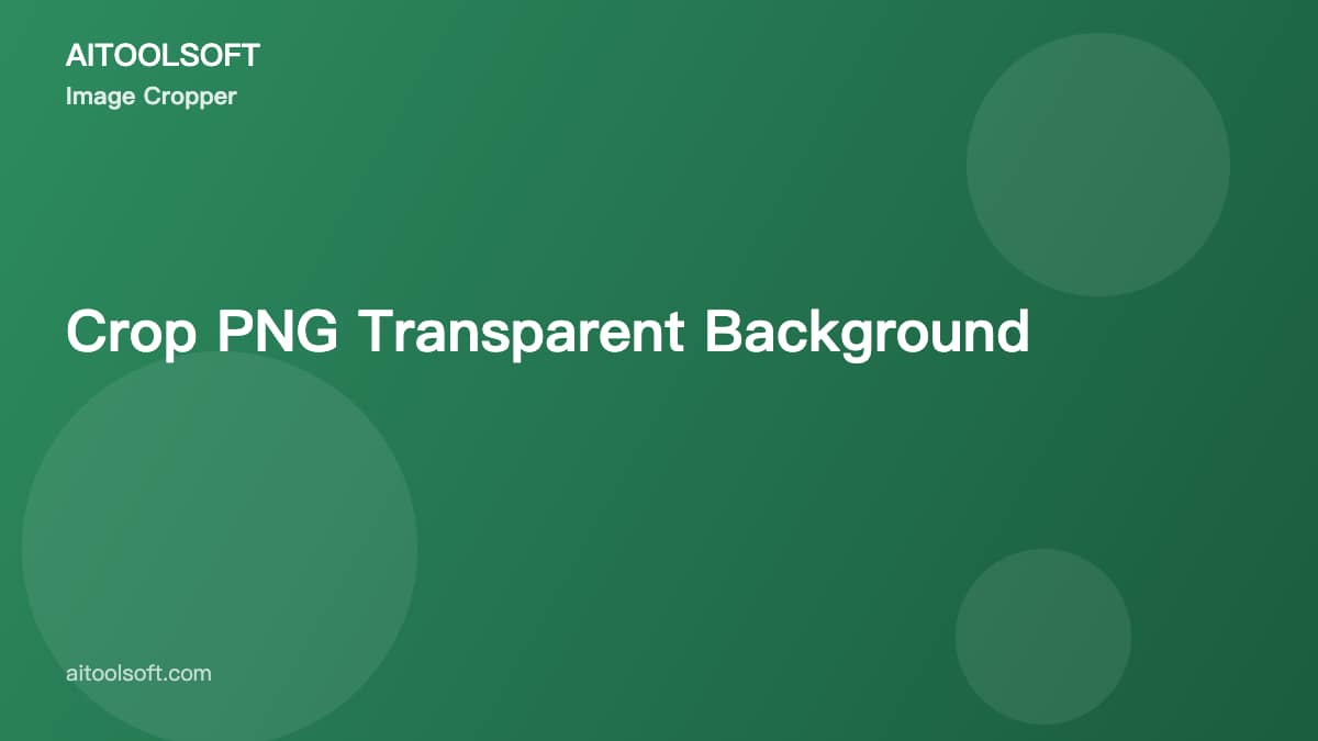 Crop PNG Transparent Background Online