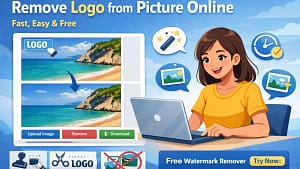 Rimuovere il logo dall'immagine Online Gratis