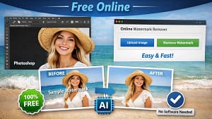 eliminar marca de agua de una imagen gratis