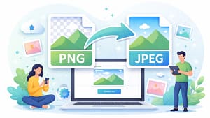 Convertitore da PNG a JPEG online gratis