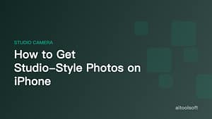 How to Get Studio-Style Photos on iPhone (Solid & Gradient Backgrounds)