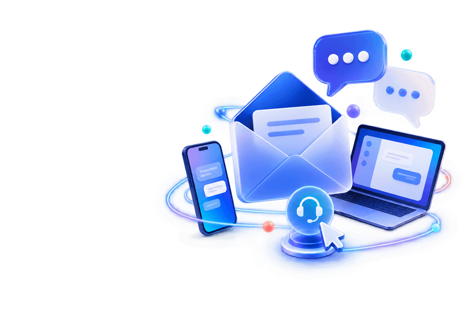 Support messages connecting Aitoolsoft across phone and computer